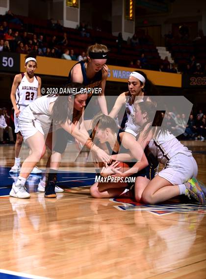 Thumbnail 1 in Our Lady of Lourdes vs. Arlington (Section 1 Class AA Semifinal) photogallery.