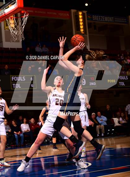 Thumbnail 1 in Our Lady of Lourdes vs. Arlington (Section 1 Class AA Semifinal) photogallery.