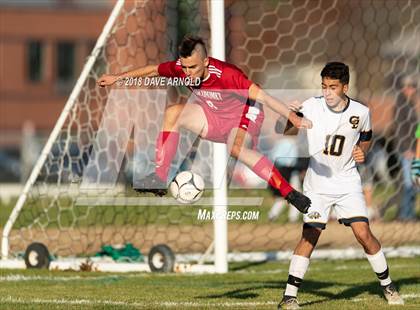 Thumbnail 2 in Greater Lowell Tech @ Masconomet Regional (MIAA Division 2 North 1st Round) photogallery.