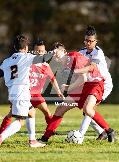 Thumbnail 2 in Greater Lowell Tech @ Masconomet Regional (MIAA Division 2 North 1st Round) photogallery.