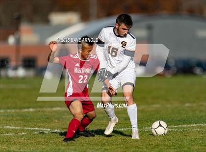 Thumbnail 2 in Greater Lowell Tech @ Masconomet Regional (MIAA Division 2 North 1st Round) photogallery.