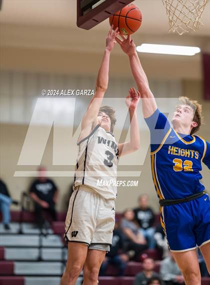 Thumbnail 2 in Alamo Heights vs. Winn (UIL Basketball 5A Region IV Bi-District) photogallery.