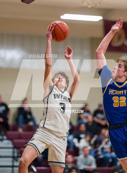 Thumbnail 3 in Alamo Heights vs. Winn (UIL Basketball 5A Region IV Bi-District) photogallery.