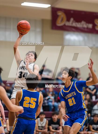 Thumbnail 1 in Alamo Heights vs. Winn (UIL Basketball 5A Region IV Bi-District) photogallery.