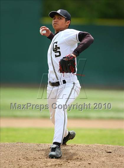 Thumbnail 1 in Golden Sierra vs. Mariposa County (CIF SJS D6 Final) photogallery.