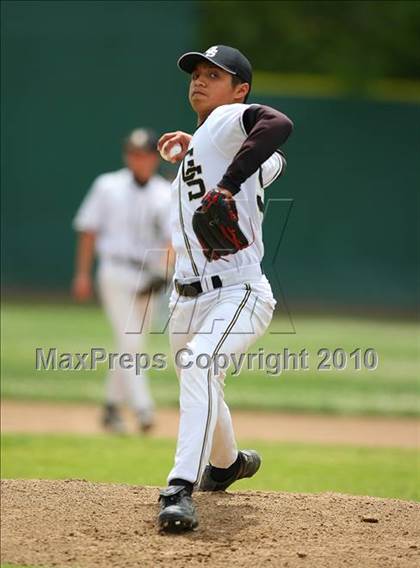Thumbnail 3 in Golden Sierra vs. Mariposa County (CIF SJS D6 Final) photogallery.
