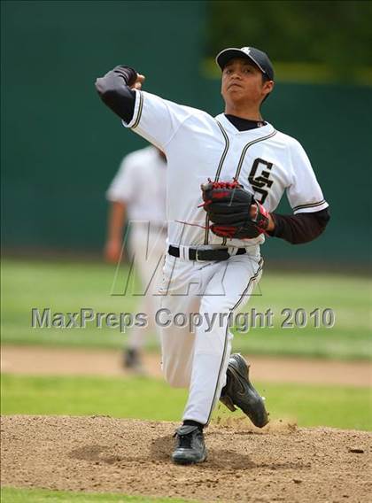 Thumbnail 1 in Golden Sierra vs. Mariposa County (CIF SJS D6 Final) photogallery.