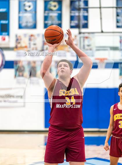 Thumbnail 2 in Covenant Christian vs Indianapolis Scecina Memorial (IHSAA 2A Sectional 1st Round) photogallery.