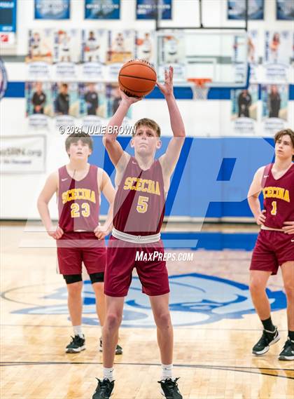Thumbnail 3 in Covenant Christian vs Indianapolis Scecina Memorial (IHSAA 2A Sectional 1st Round) photogallery.