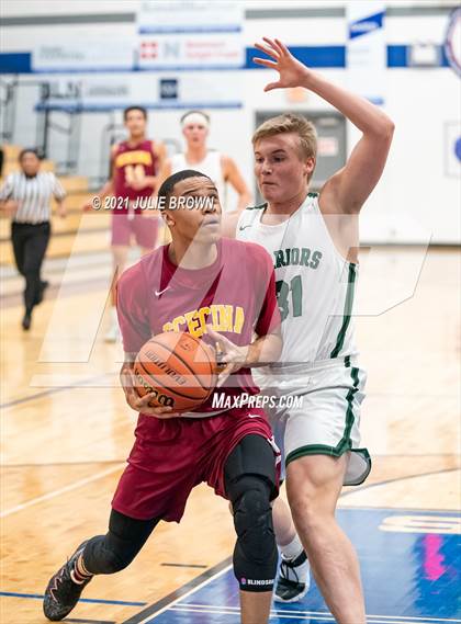 Thumbnail 3 in Covenant Christian vs Indianapolis Scecina Memorial (IHSAA 2A Sectional 1st Round) photogallery.