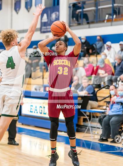 Thumbnail 2 in Covenant Christian vs Indianapolis Scecina Memorial (IHSAA 2A Sectional 1st Round) photogallery.