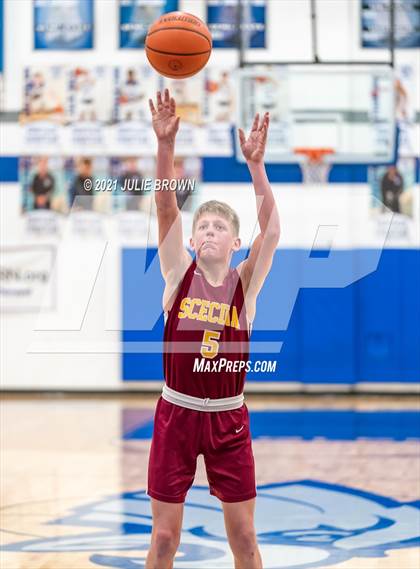 Thumbnail 2 in Covenant Christian vs Indianapolis Scecina Memorial (IHSAA 2A Sectional 1st Round) photogallery.
