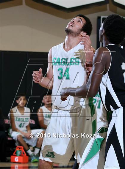 Thumbnail 1 in Eagle Rock vs. Stockdale (D1 Bound So Cal Christmas Classic) photogallery.
