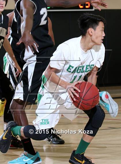 Thumbnail 2 in Eagle Rock vs. Stockdale (D1 Bound So Cal Christmas Classic) photogallery.