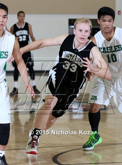 Thumbnail 2 in Eagle Rock vs. Stockdale (D1 Bound So Cal Christmas Classic) photogallery.