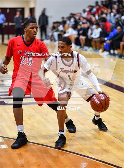 Thumbnail 1 in Tompkins vs. Cypress Springs (UIL 6A Area Playoff) photogallery.