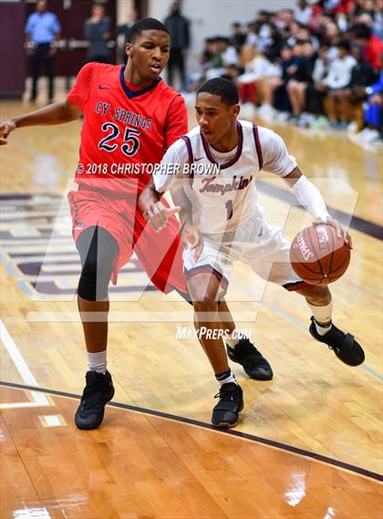 Thumbnail 2 in Tompkins vs. Cypress Springs (UIL 6A Area Playoff) photogallery.