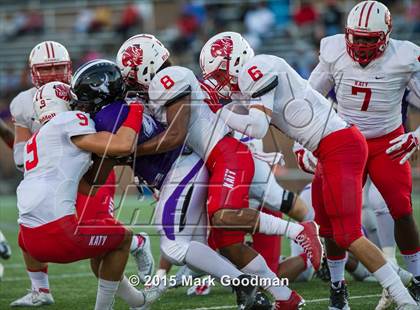 Thumbnail 2 in Katy Tigers vs Morton Ranch photogallery.