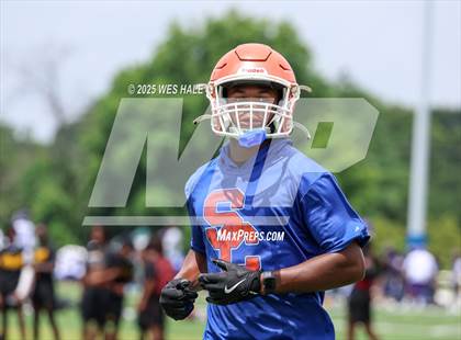 Thumbnail 2 in DeSoto Central vs Southaven (U of Memphis 7v7) photogallery.