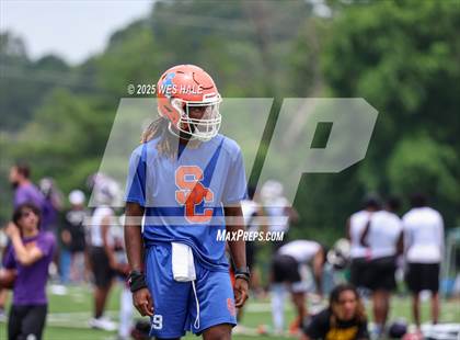 Thumbnail 1 in DeSoto Central vs Southaven (U of Memphis 7v7) photogallery.
