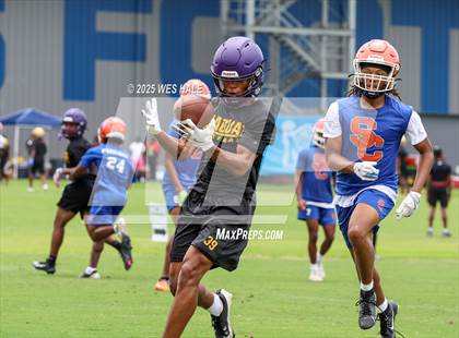 Thumbnail 2 in DeSoto Central vs Southaven (U of Memphis 7v7) photogallery.