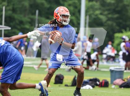 Thumbnail 1 in DeSoto Central vs Southaven (U of Memphis 7v7) photogallery.