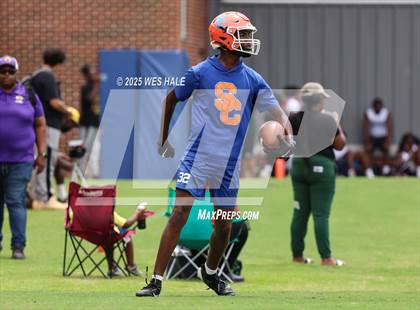 Thumbnail 1 in DeSoto Central vs Southaven (U of Memphis 7v7) photogallery.