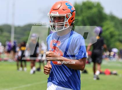 Thumbnail 1 in DeSoto Central vs Southaven (U of Memphis 7v7) photogallery.