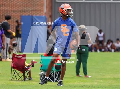 Thumbnail 3 in DeSoto Central vs Southaven (U of Memphis 7v7) photogallery.