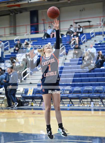 Thumbnail 3 in Eastside Catholic vs West Seattle (3A Girls District 2) photogallery.