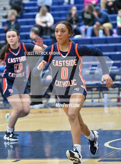 Thumbnail 1 in Eastside Catholic vs West Seattle (3A Girls District 2) photogallery.