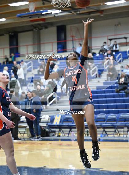 Thumbnail 1 in Eastside Catholic vs West Seattle (3A Girls District 2) photogallery.