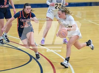 Thumbnail 3 in Eastside Catholic vs West Seattle (3A Girls District 2) photogallery.