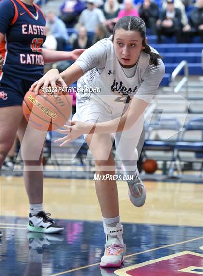 Thumbnail 1 in Eastside Catholic vs West Seattle (3A Girls District 2) photogallery.