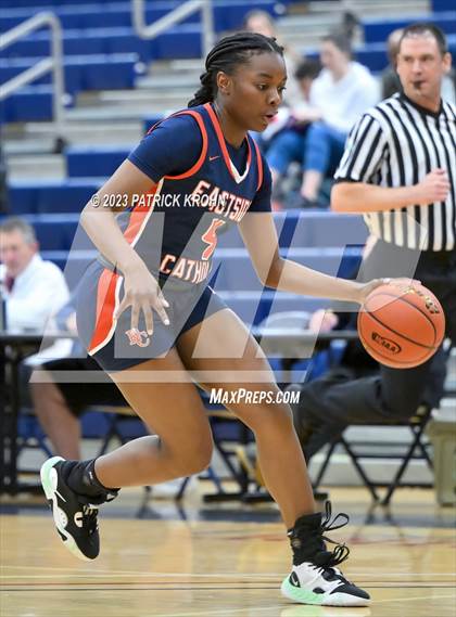 Thumbnail 3 in Eastside Catholic vs West Seattle (3A Girls District 2) photogallery.