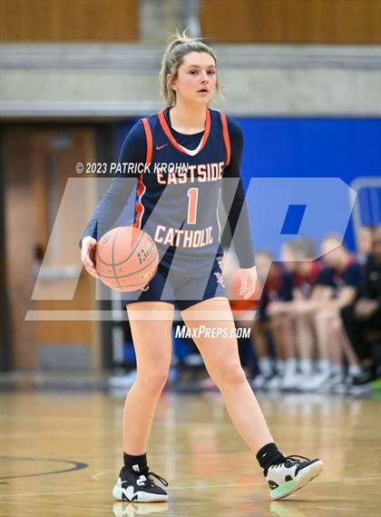 Thumbnail 2 in Eastside Catholic vs West Seattle (3A Girls District 2) photogallery.