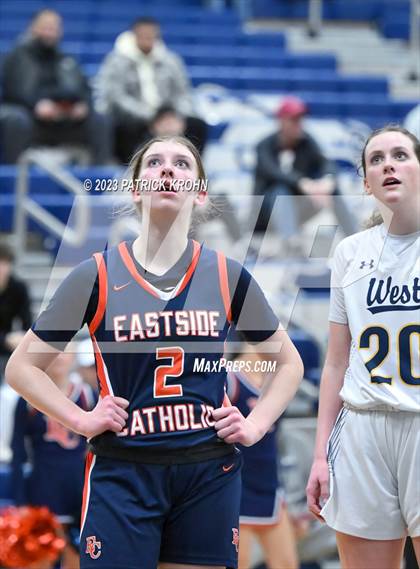 Thumbnail 3 in Eastside Catholic vs West Seattle (3A Girls District 2) photogallery.