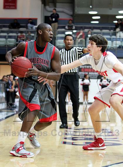 Thumbnail 2 in Salesian vs. St. Mary's photogallery.