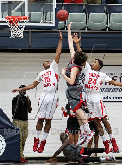 Thumbnail 1 in Salesian vs. St. Mary's photogallery.