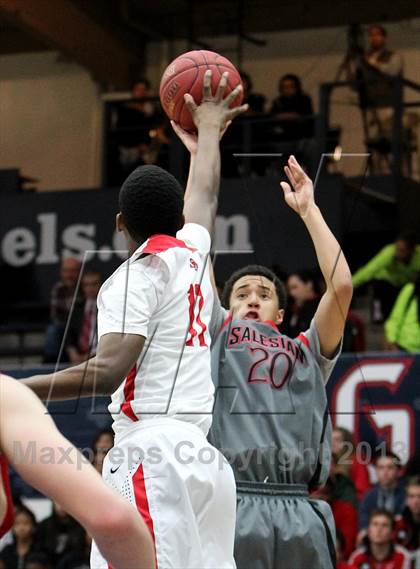 Thumbnail 2 in Salesian vs. St. Mary's photogallery.