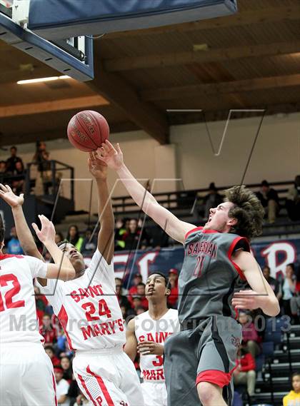 Thumbnail 3 in Salesian vs. St. Mary's photogallery.