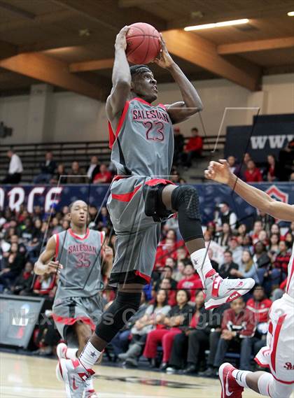 Thumbnail 3 in Salesian vs. St. Mary's photogallery.