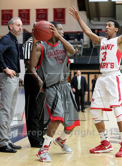 Thumbnail 1 in Salesian vs. St. Mary's photogallery.