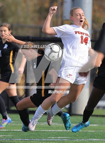 Thumbnail 3 in Penfield @ Greece Athena (NYSPHSAA Section V Class AA Quarterfinal) photogallery.