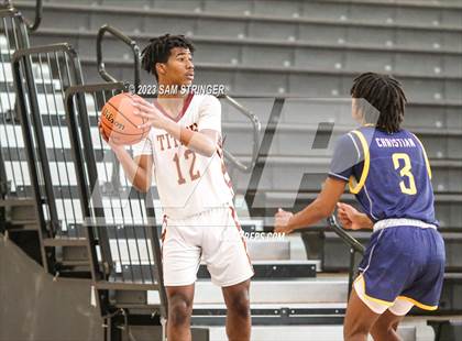 Thumbnail 3 in Cornerstone Christian vs. Aspire Langston Hughes Academy (Super Saturday Showcase) photogallery.