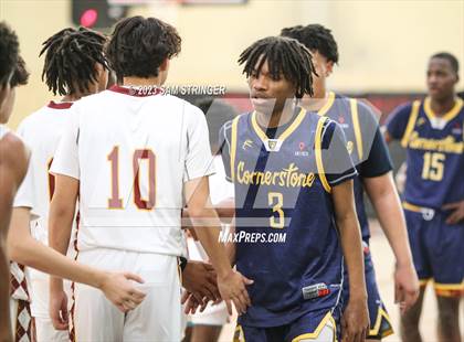 Thumbnail 3 in Cornerstone Christian vs. Aspire Langston Hughes Academy (Super Saturday Showcase) photogallery.