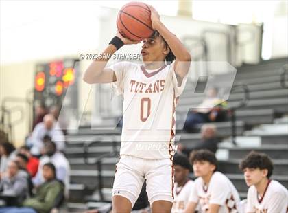 Thumbnail 2 in Cornerstone Christian vs. Aspire Langston Hughes Academy (Super Saturday Showcase) photogallery.
