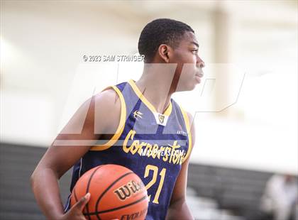 Thumbnail 1 in Cornerstone Christian vs. Aspire Langston Hughes Academy (Super Saturday Showcase) photogallery.