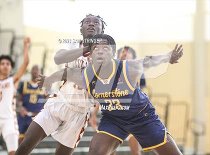 Thumbnail 3 in Cornerstone Christian vs. Aspire Langston Hughes Academy (Super Saturday Showcase) photogallery.