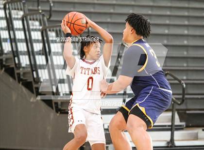 Thumbnail 1 in Cornerstone Christian vs. Aspire Langston Hughes Academy (Super Saturday Showcase) photogallery.